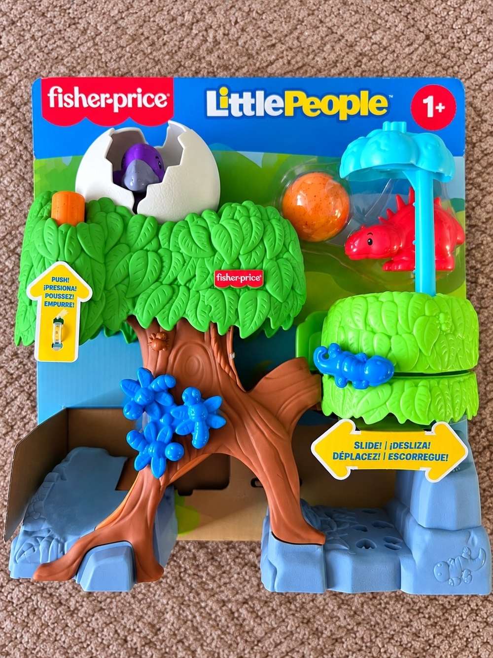 Fisher Price Little People Hatch & Slide Dinosaur Playset
